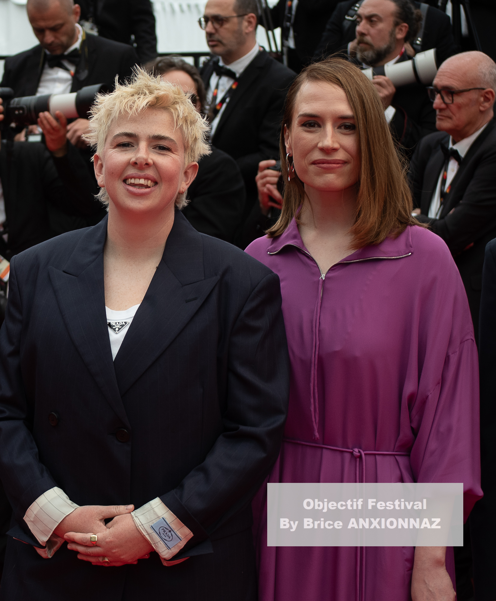 Molly Manning Walker And Vanja Kaludjercic / 78th Cannes International Film Festival / Objectif Festival by Brice ANXIONNAZ